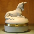 Porcelain music box, France, $150.00